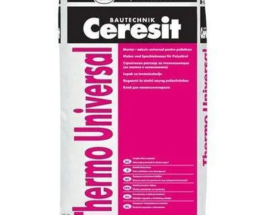 фото Штукатурно-клеевая смесь Церезит Thermo Universal 25 кг