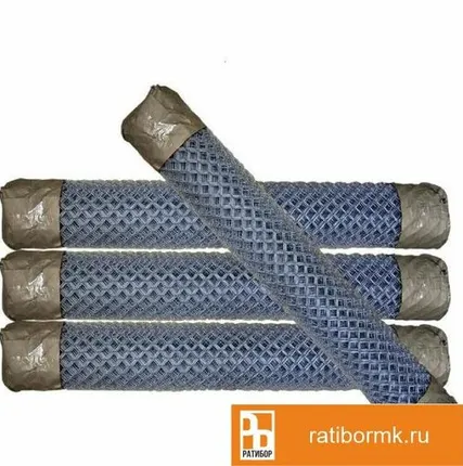 Фото №0 Сетка Рабица оцинкованная 40х40х1,4 мм в рулоне 1,5х10 м