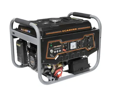 фото Генератор бензиновый Carver PPG-3900AE, 3.2 кВт, 220 В, электростартер, бак 15 л