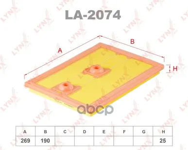 фото Фильтр Воздушный LYNXauto арт. LA2074
