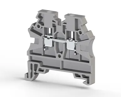 фото Klemsan Клеммник на DIN-рейку 2,5мм.кв. (серый); AVK2,5 RD