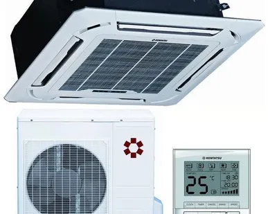 фото Кондиционер кассетный 4хпоточный Kentatsu KSVQ70HFAN1/KSUN70HFAN1/KPU95-D