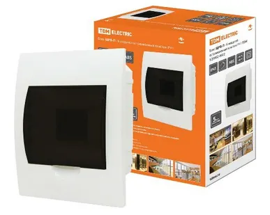 фото Бокс ЩРВ-П-6модулей встраиваемый пластик IP41 TDM