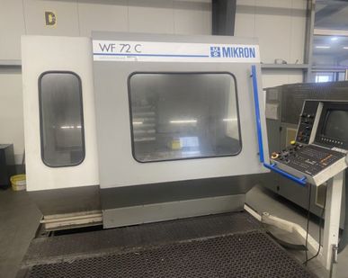 фото Вертикальный обрабатывающий центр с чпу Mikron WF72С Б/У в Москве
