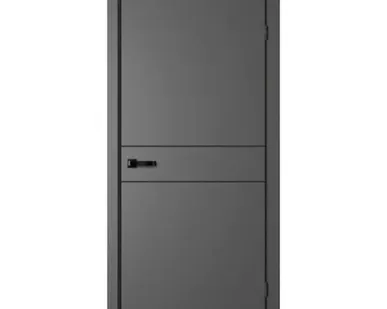 фото Дверь межкомнатная NEO 03 (Neo) глухая, эмалит, Графит 2000х800мм