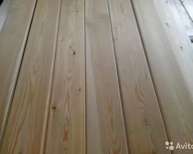 фото Вагонка (лиственница) 15х110х2000 "ШТИЛЬ" (сорт АB) //10