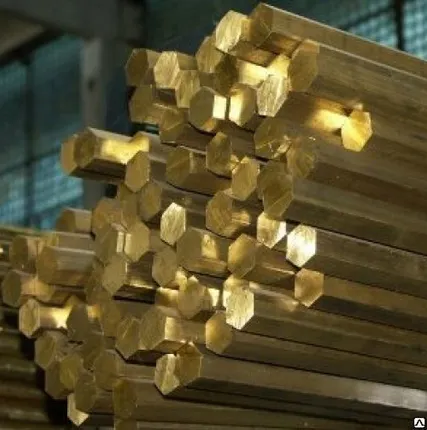 Фото №0 Шестигранник латунный 3 - 180 мм ЛС59-1 Л63