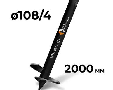 фото Винтовая свая диаметр 108/4/2000 мм