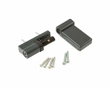 фото Петля дверная Elementis K-V (15-20 мм), на 120кг., RAL7016 антрацит