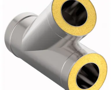 фото Сэндвич-тройник 135° d 150х230, Н+Оц, 0,8 мм 0,5 мм