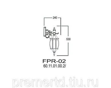 фото Светильник настенный Прага FPR-02