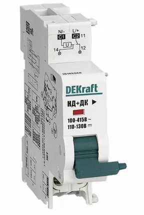 Фото №0 Расцепитель независимый 220В НД101-220B для автомат. выкл. ВА-101/ВА-103 18102DEK DEKraft