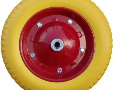 фото Колесо для тачки полиуретановое 3.25-8мм 16мм PU1516