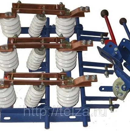 Фото №0 Разъединитель РВЗ-10/630 II с приводом ПР-10