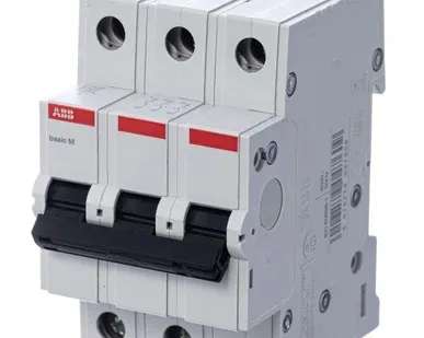 фото Выключатель автоматический модульный 3п C 6А 4.5кА Basic M BMS413C06 ABB 2CDS643041R0064