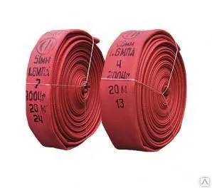 Фото №0 Рукав пожарный напорный с внутренним гидроизоляц. слоем (диам.50,70,80)