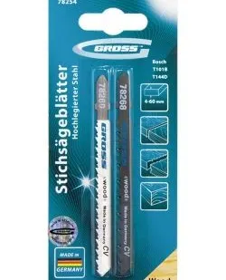 фото Набор полотен для электролобзика по дереву, 2шт. 78254 GROSS