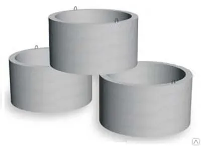 Фото №0 Кольца колодцев 1м