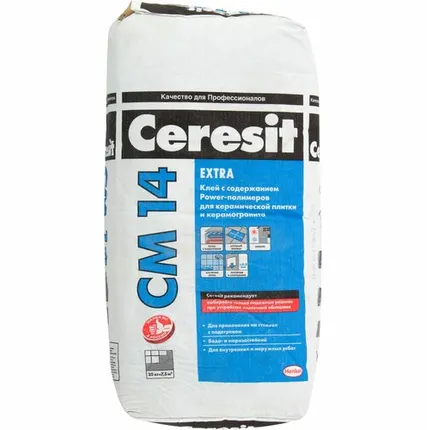 Фото №0 Клей для плитки Ceresit CM 14, 25 кг