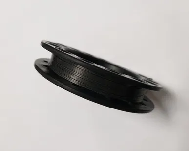 фото Проволока нихром 0,4 мм в катушке 100м. Темный, не осветленный. Марка стали Х20Н80. Нихромовая проволока для нагревательных спиралей