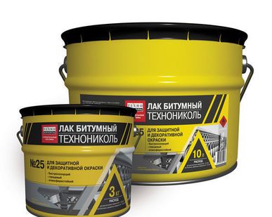 фото Лак битумный ТЕХНОНИКОЛЬ №25