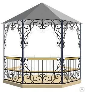 Фото №0 Беседка
«Кованая»