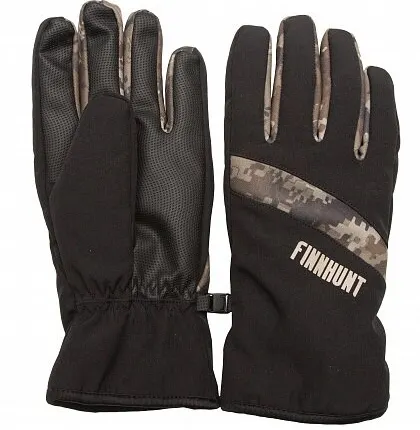 Фото №0 Перчатки зимние FINNHUNT Autumn Camo/Black L #