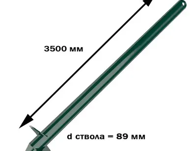 фото Свая лопастная d=89х3500 мм