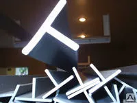 Фото №0 Тавр алюминиевый 40х25х3 АД31Т АД1 Д16Т анодированный