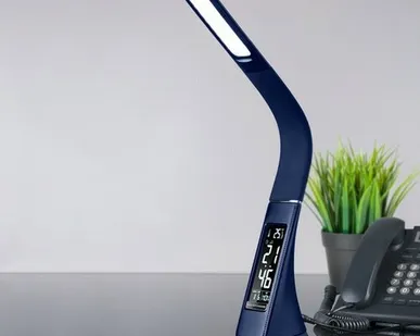 фото Светильник светодиодный настольный TL90220 6W ELARA Elektrostandard синий кожа