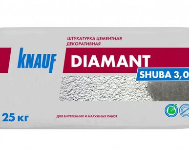 фото Штукатурка декоративная ДИАМАНТ Шуба 3мм, 25кг KNAUF