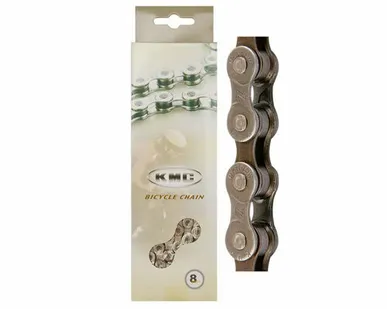 фото Цепь Z9 KMC 1/2"x11/128" для 9 скор. кассет, 116 звеньев, с замком CL566R в инд.уп.