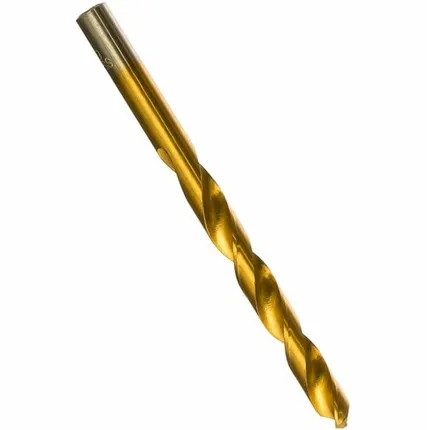 Фото №0 Сверло по металлу, 9 мм, HSS, нитридтитановое покрытие, цилиндрический хвостовик// Matrix
