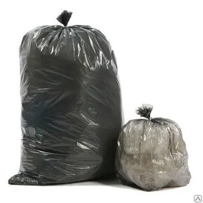 Фото №0 Пакет (Мешок) для мусора ПВД 120 литров, 40мкм, 50 шт/пач.