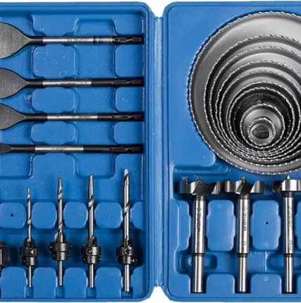 Фото №0 Набор коронок по дереву ЗУБР D19-127 мм. 28 предметов