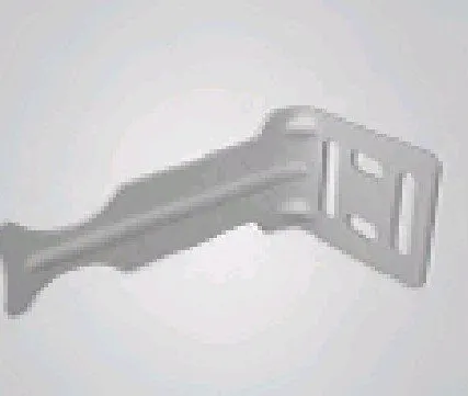 Фото №0 Комплект кронштейнов угловых для радиатора отопления (белый)