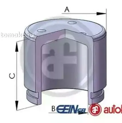 Фото №0 AUTOFREN Поршень тормозного суппорта заднего