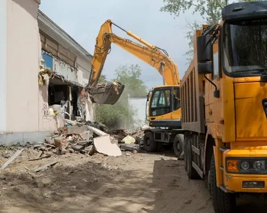 фото Вывоз мусора самосвалом Shacman 20м³