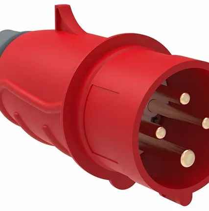 Фото №0 Вилка силовая 3-ф., 16А, 380В, IP44 (4-п) MAGNUM PSN0...