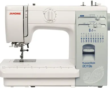 фото Швейная машина Janome RussianStyle 2019S, белый