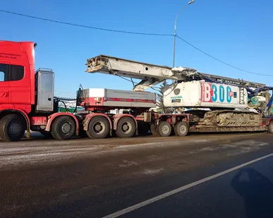 фото Перевозка буровых установок