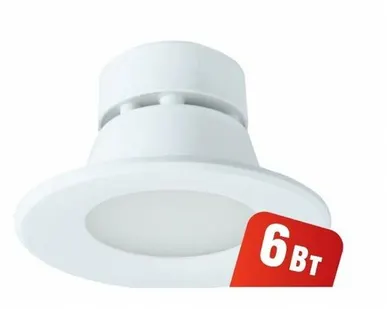 фото Светильник встраиваемый LED 6W NDL-P1-6W-840 круг белый (R63) Navigator