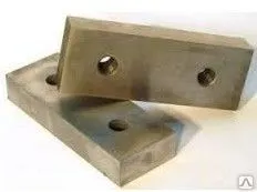 фото Нож для станка для рубки арматуры СМЖ 172 110х40х18 (с резьбой)