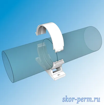 Фото №2 Кронштейн-соединитель с уплотнителем D160 ПВХ, ERA