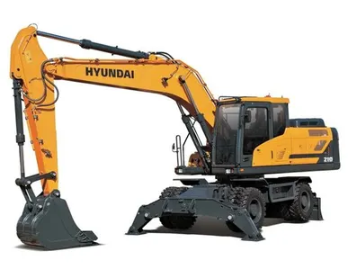 фото Экскаватор колесный Hyundai R210W-9S