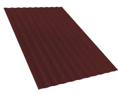 фото Профнастил С8 RAL 8017 Коричневый 0,5 мм