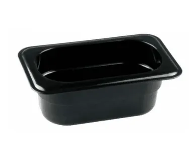 фото Гастроемкость 1/9 h=65 п/п черная Рестола