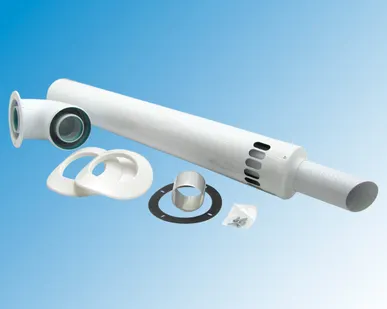 фото Комплект дымохода TERMICA KIT01DA коаксиальный 60/100, длина 750 мм, угол 90°