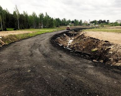 фото Аренда экскаватора. Строительство и ремонт дорог.