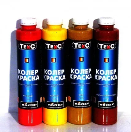 Фото №0 ТЕКС Краска колеровочная N11 для в/д красок черная (0,75л)